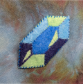 another blue gem brooch