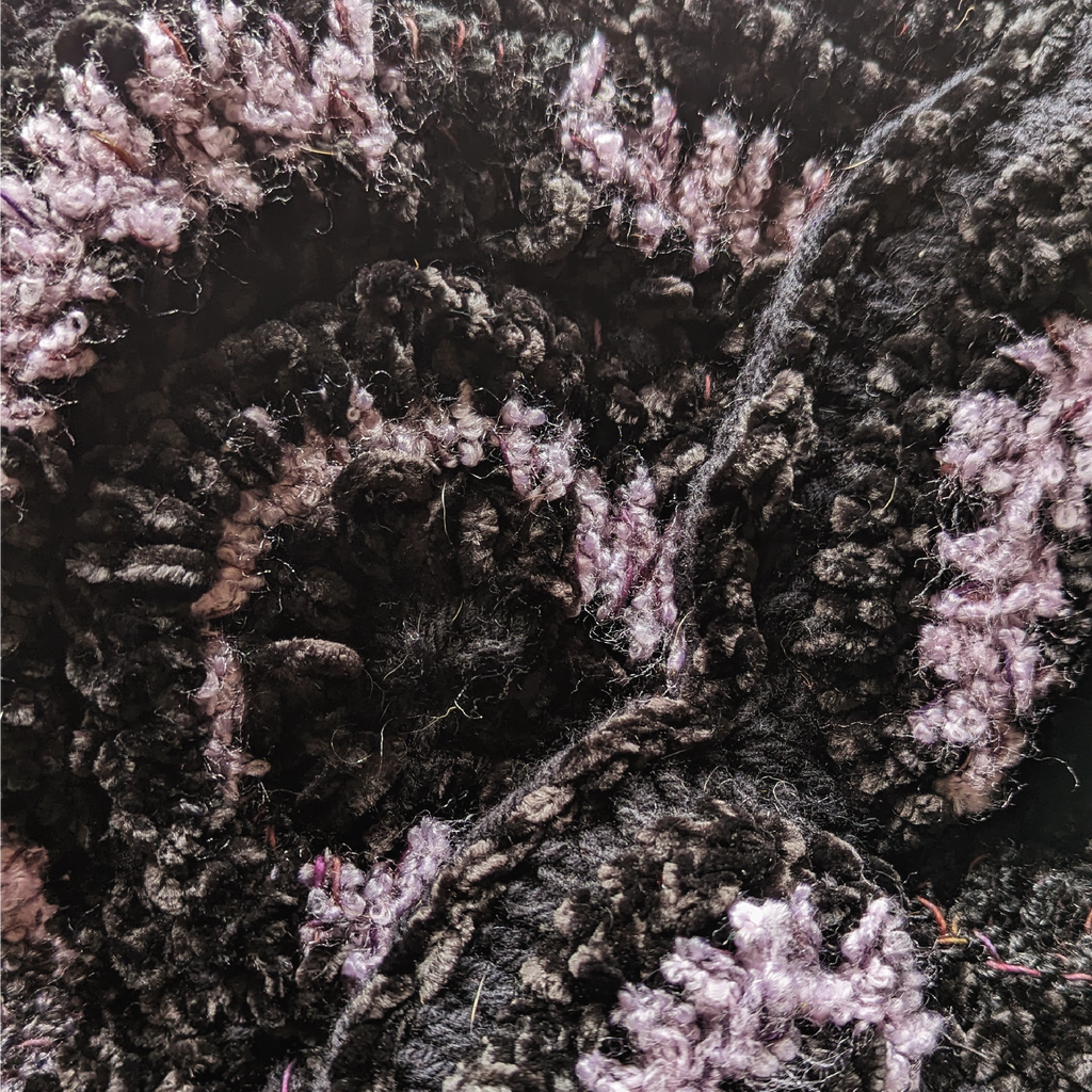 black velvet daisy hood