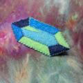 blue gem brooch