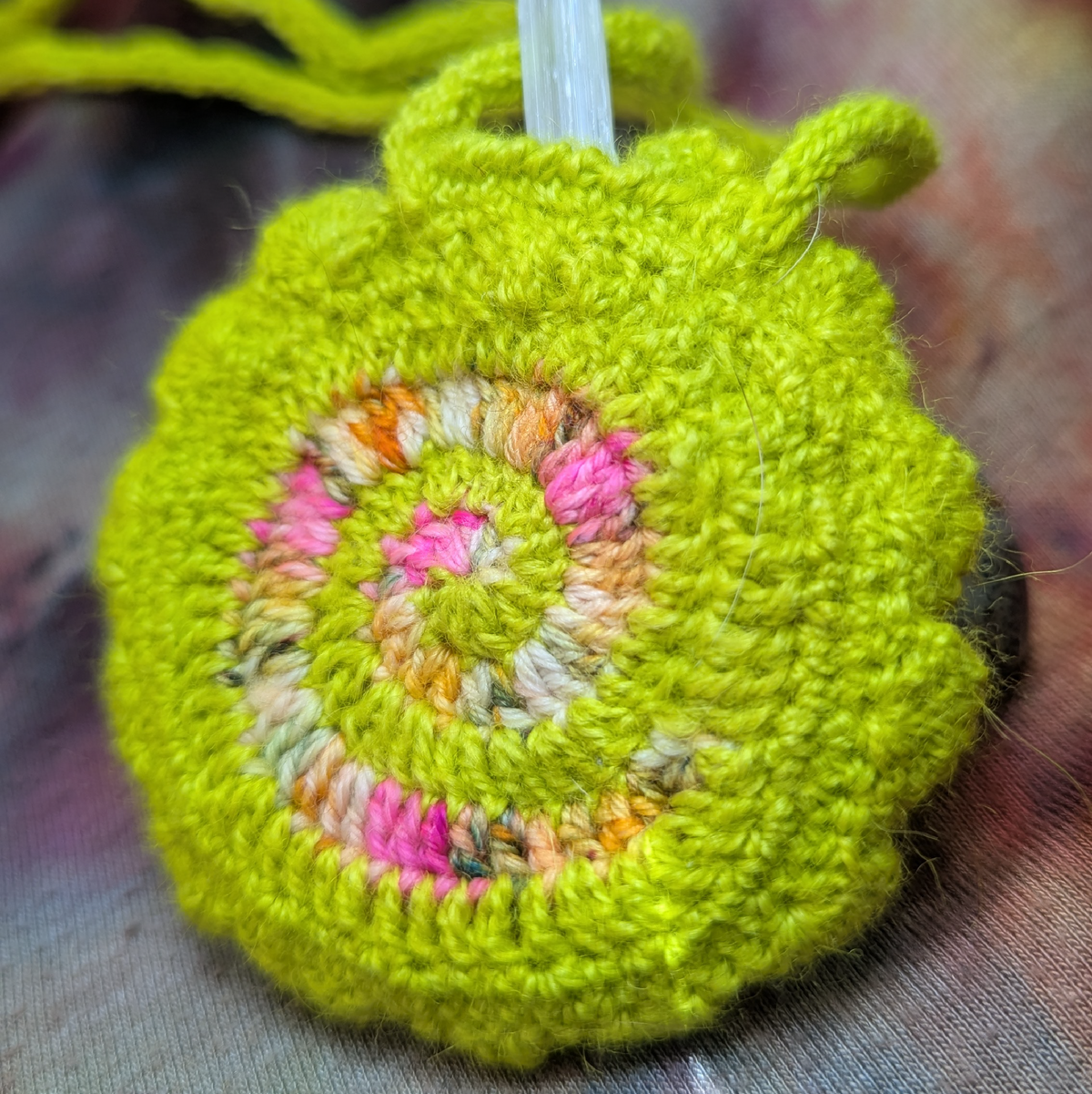 chartreuse treasure pouch