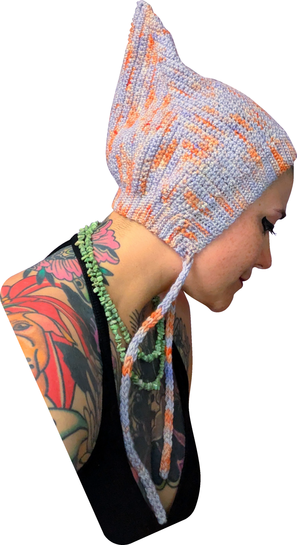 pixie dream cap: lavender dreamsicle