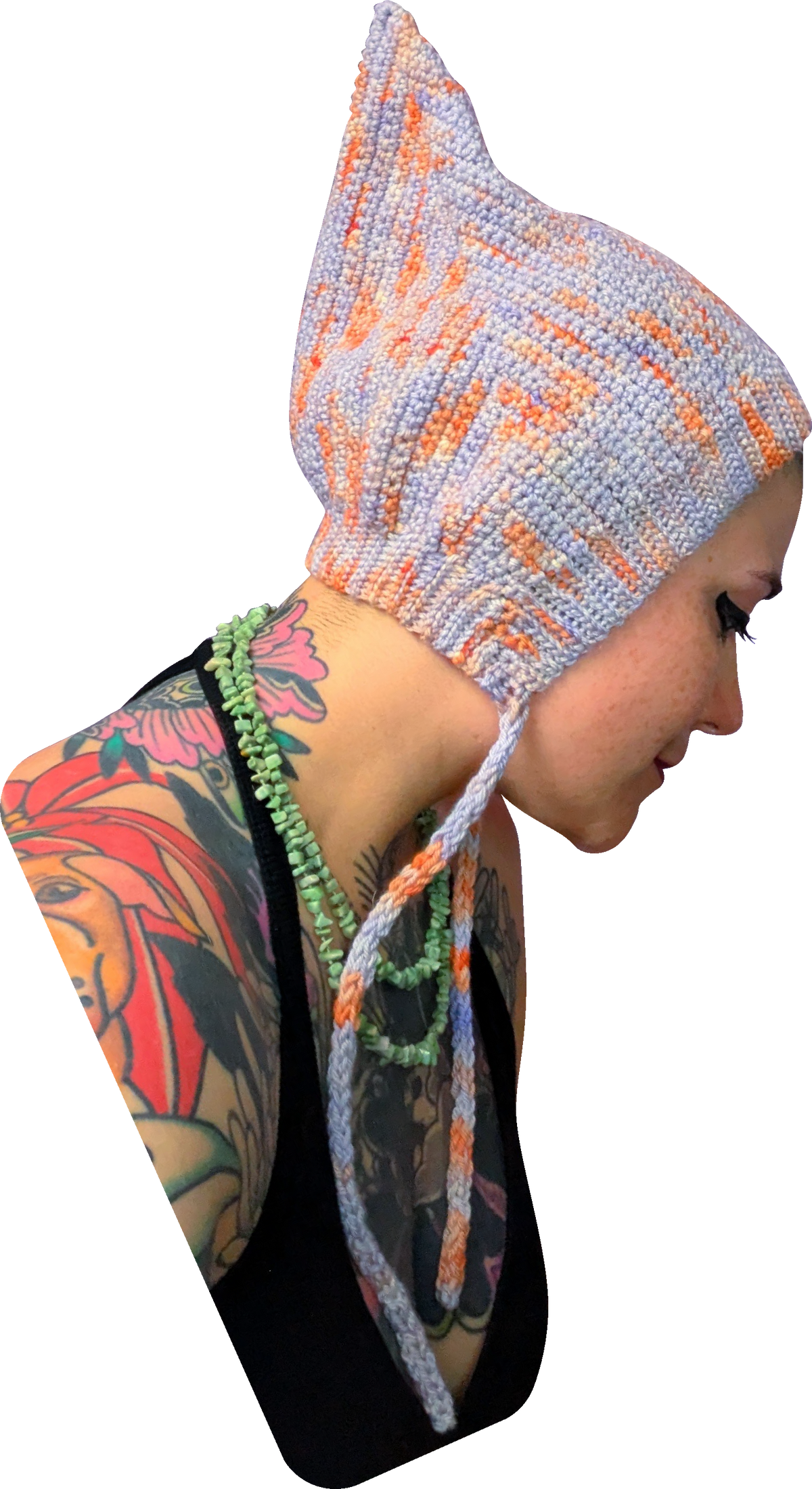 pixie dream cap: lavender dreamsicle
