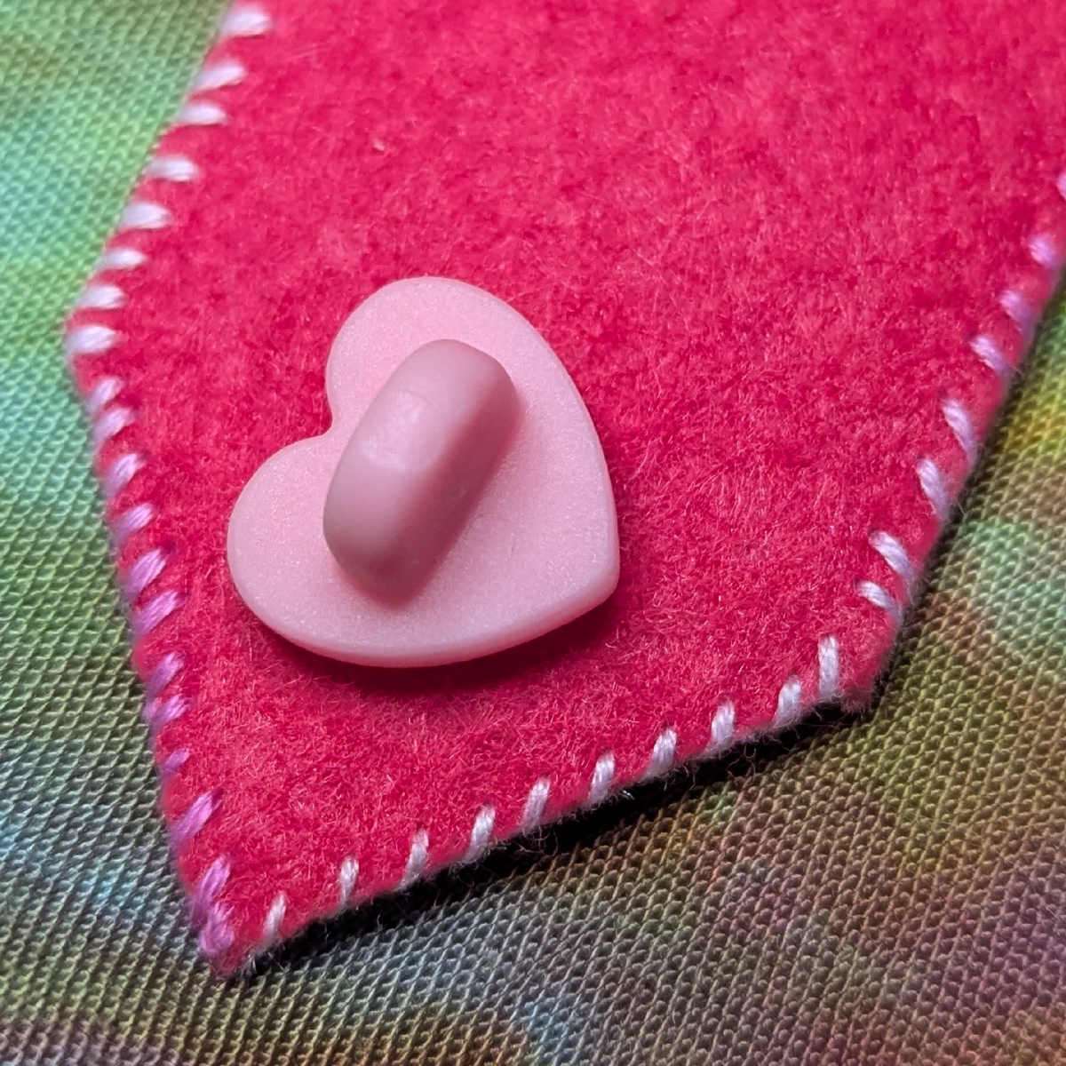 pink gem brooch: style C