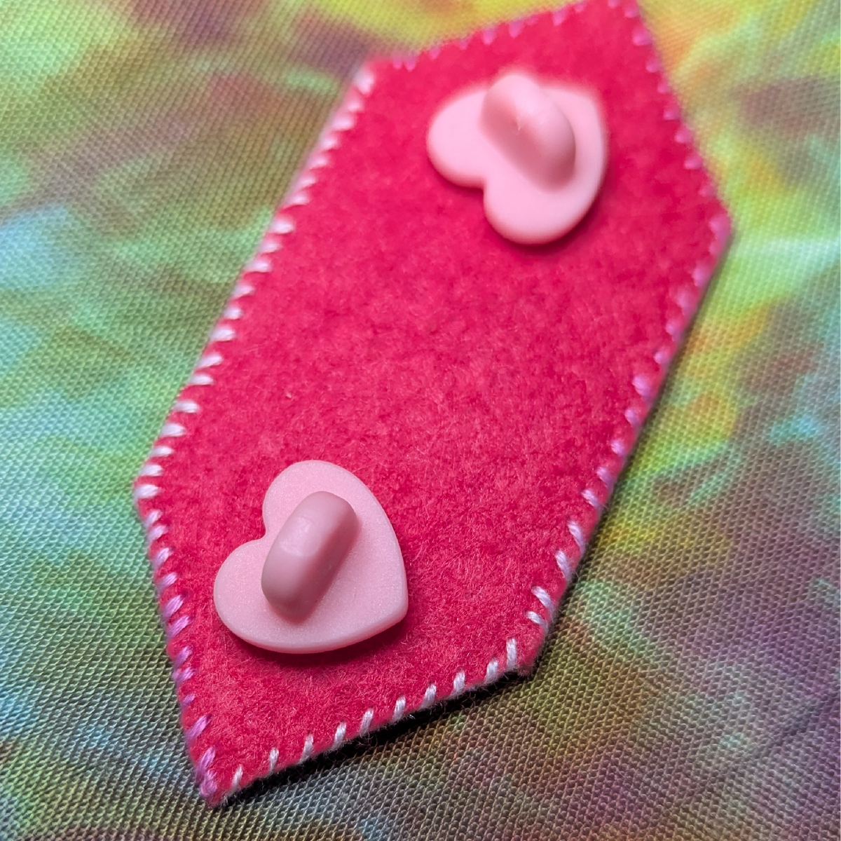 pink gem brooch: style C