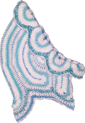 icy blue daisy hood