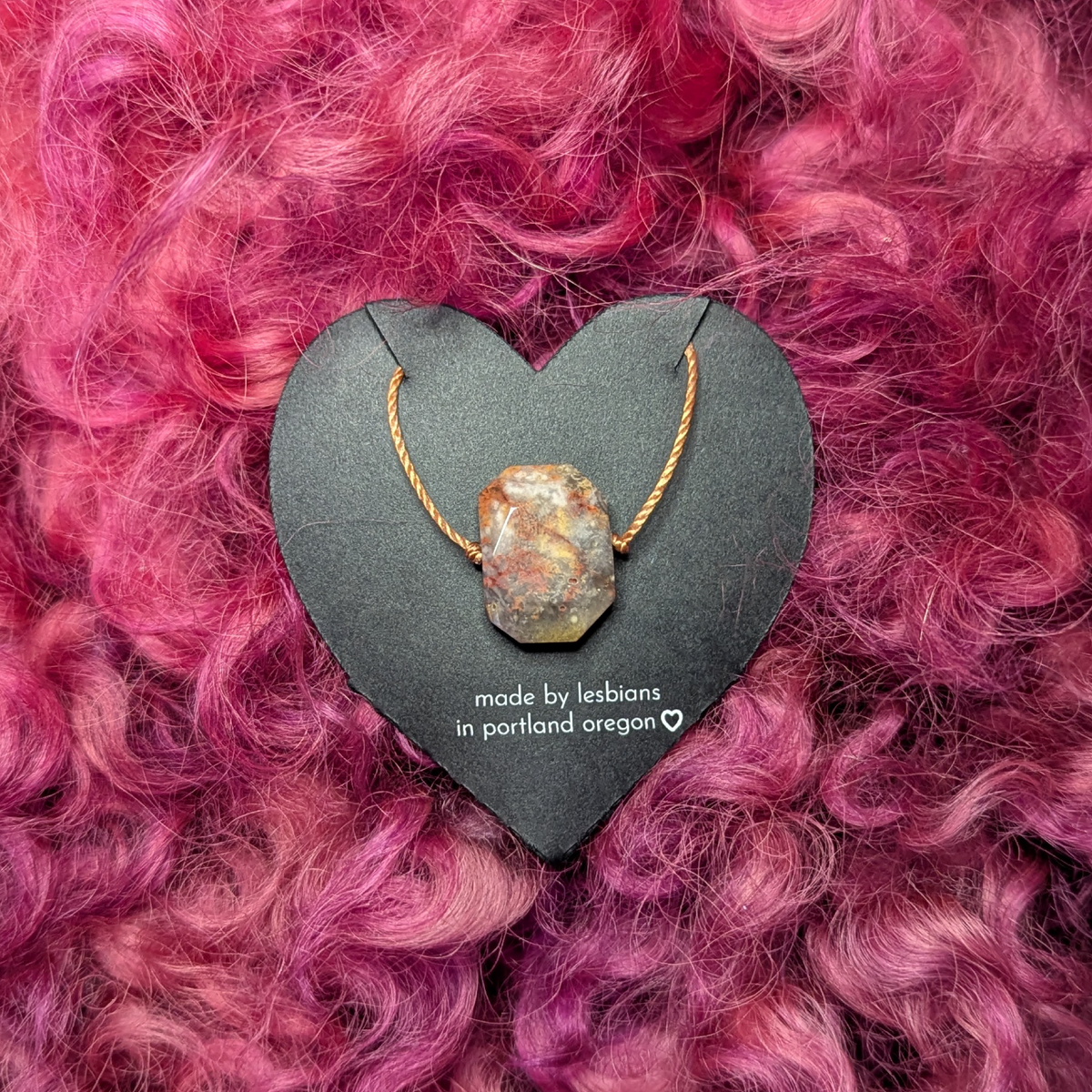 crazy lace agate octagon