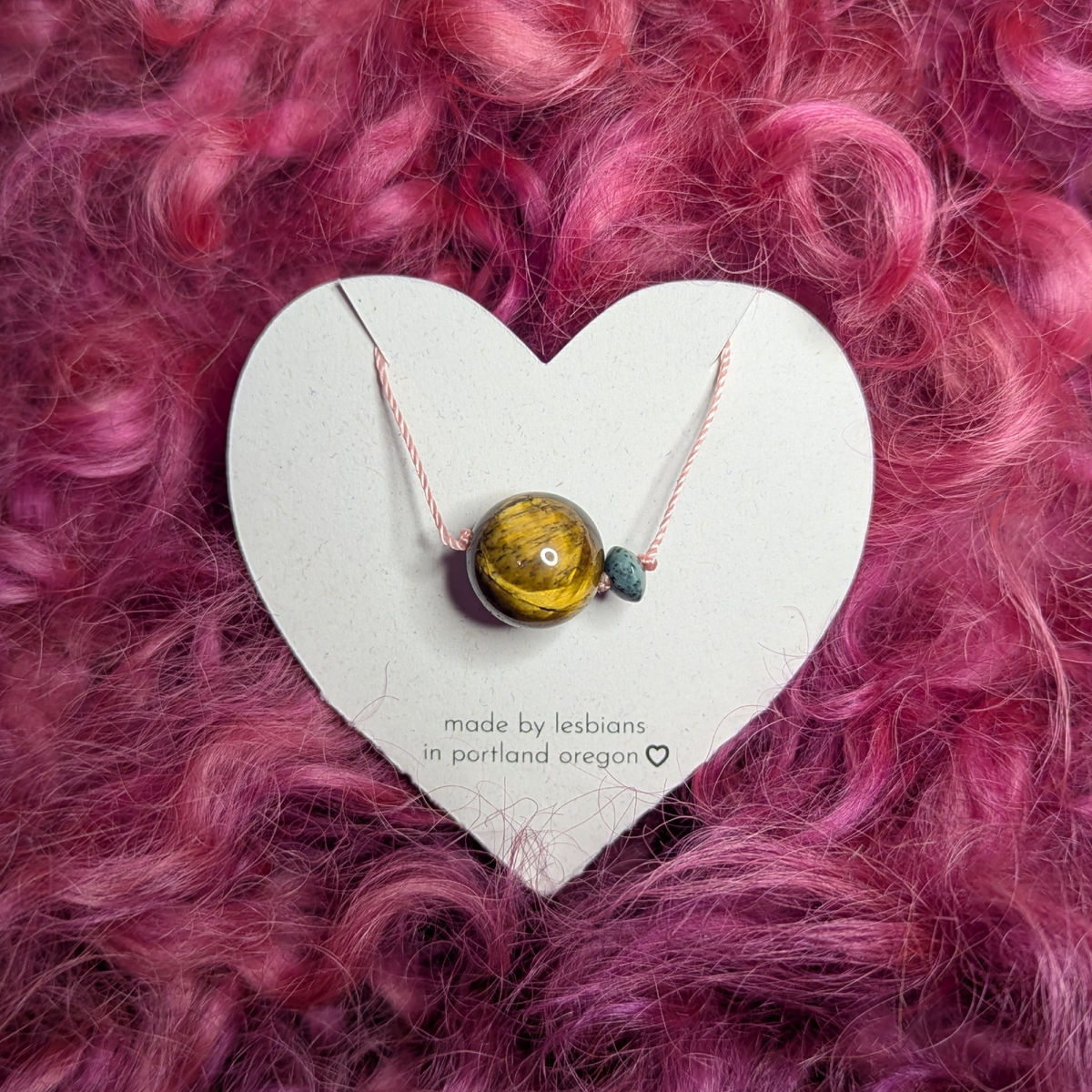 tiger eye and turquoise jasper