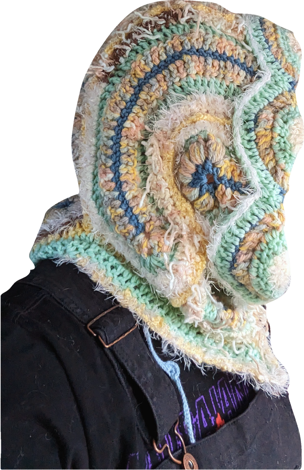 pastel daisy hood
