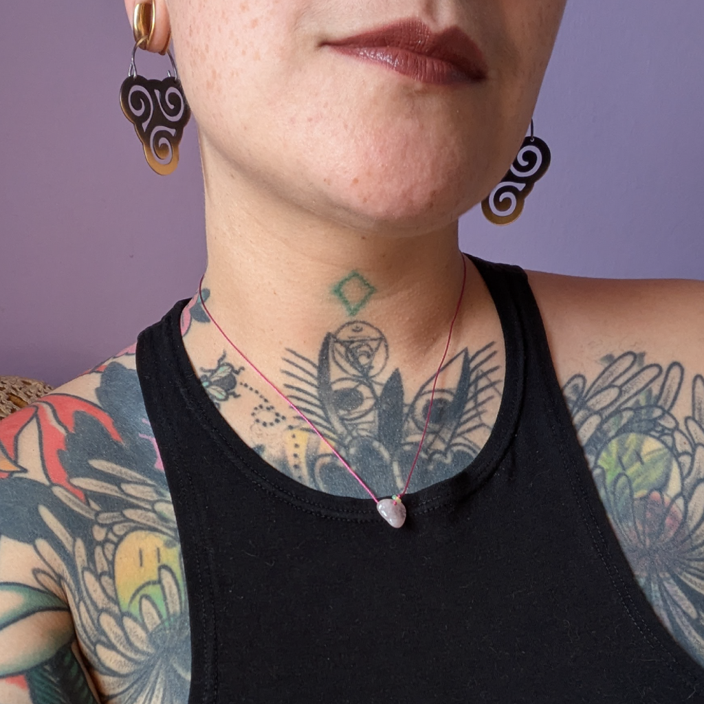 rose quartz and opal
