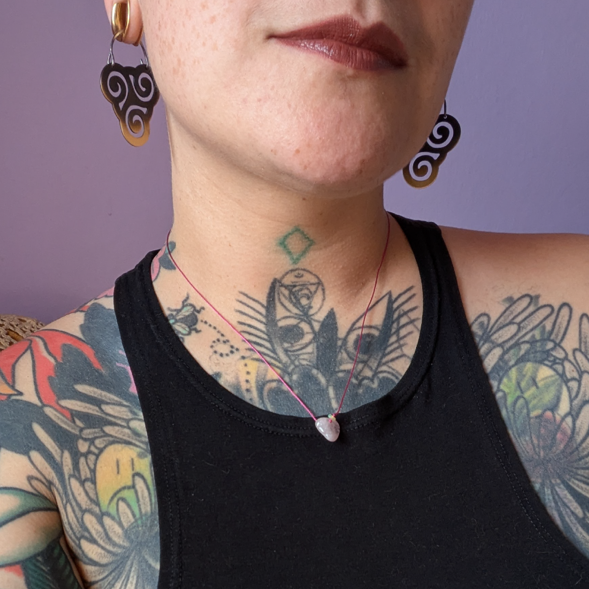 rose quartz and opal
