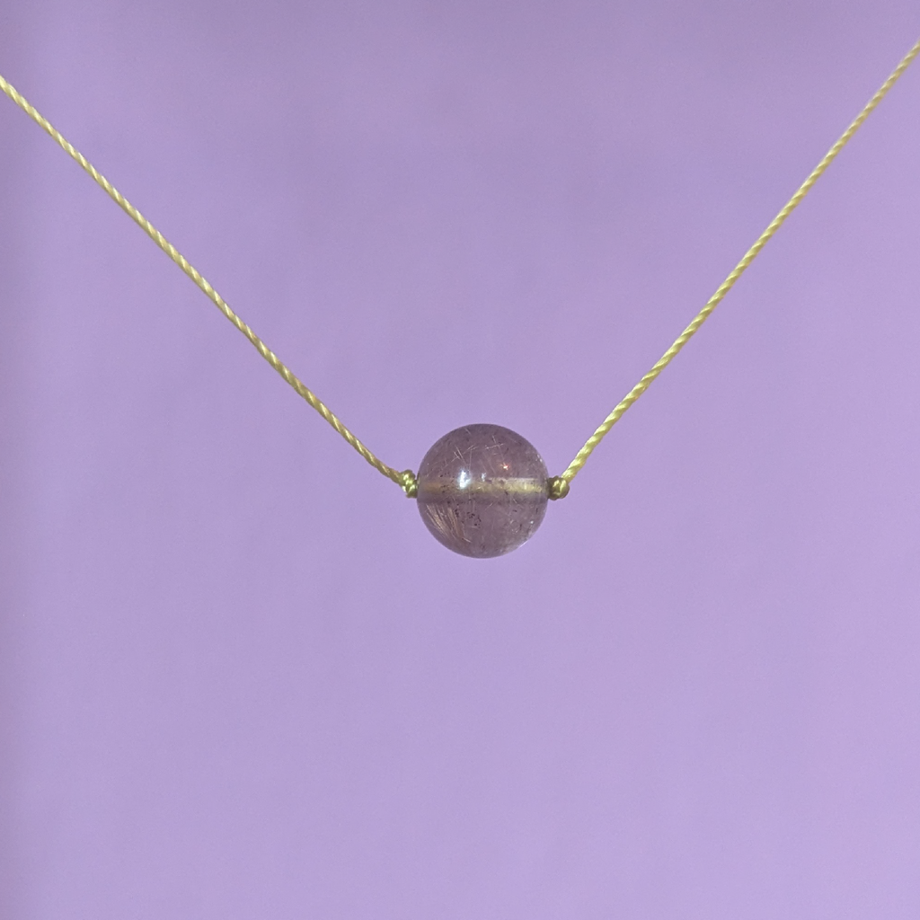 rutile quartz sphere