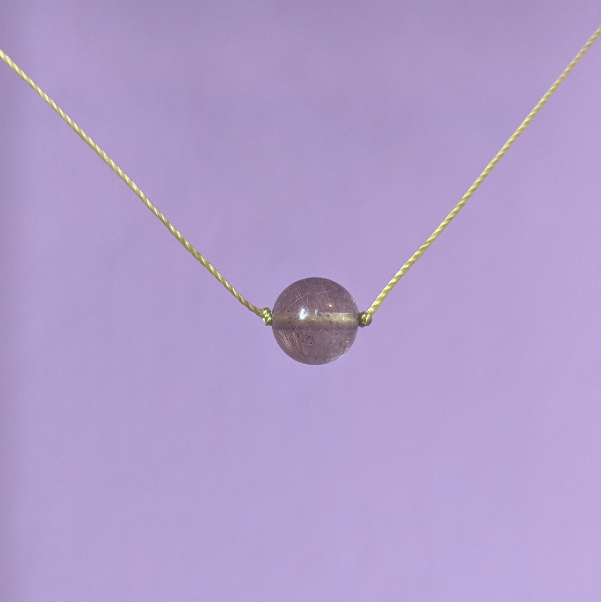 rutile quartz sphere